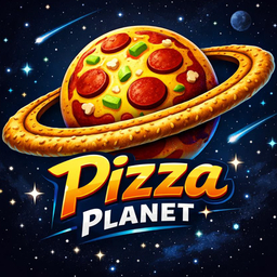 Pizza Planet logo.